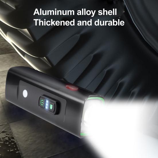 Czujnik Rowerowy Reflektor Tryby Regulowane Lekki Wodoodporny Akumulatorowy Rower Górski MTB Szosowy Jazda Nocna LED Lampa Przednia