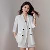 Women's Summer Half-Sleeve Blazer & Shorts Set