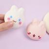 1/2Pcs Stress Relief Yolk Fidget Toy Cartoon Pig Bunny Watermelon Double-yolked Egg Squeeze Sensory Toy Hand Exercise Relaxation Stress Ball