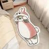 Tappeto Peluche Cartoon Mofusand con Design Stampato per Bagno Porta Ingresso Decorazione
