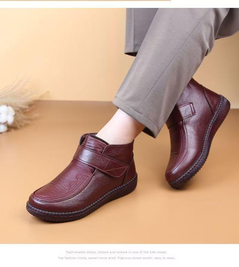 

Cotton shoes women s 2025 winter velvet mother cloth shoes middle-aged and elderly comfortable thickened warm waterproof elderly grandmother shoes 41