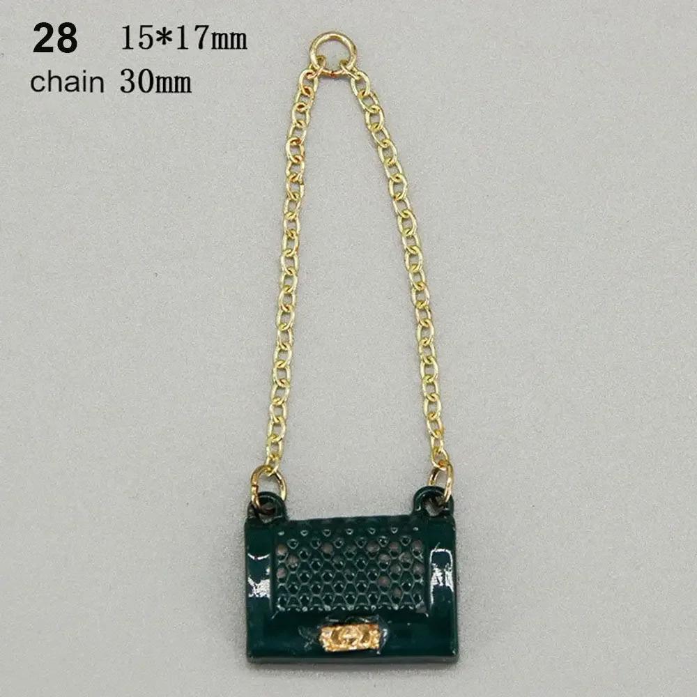 New Fashion 1/6 Doll Handbag Lady Leather Bag Purse Accessories Dollhouse Girls Gift Toys Doll Accessories