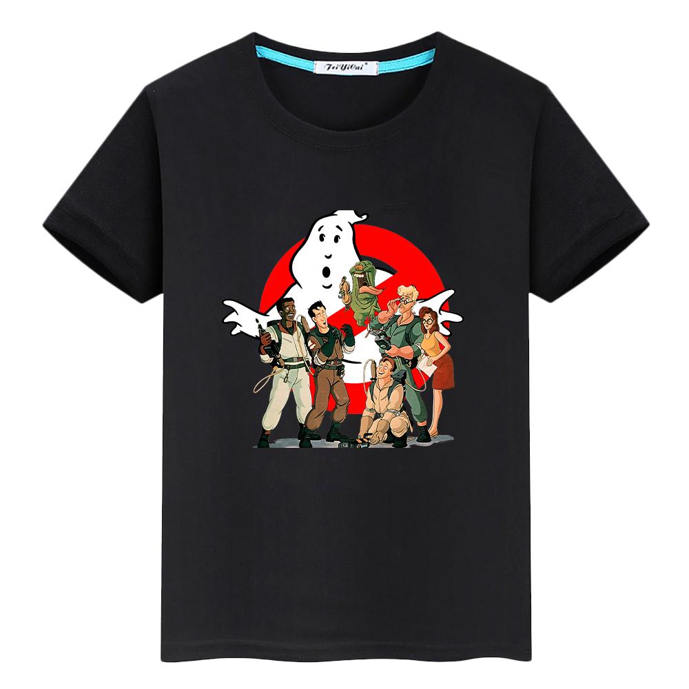 Ghostbusterst Anime krátké tričko pro děti chlapec 10let Kawaii potisk 100% bavlna pride tričko y2k oblečení pro batolata a dívky dětské oblečení