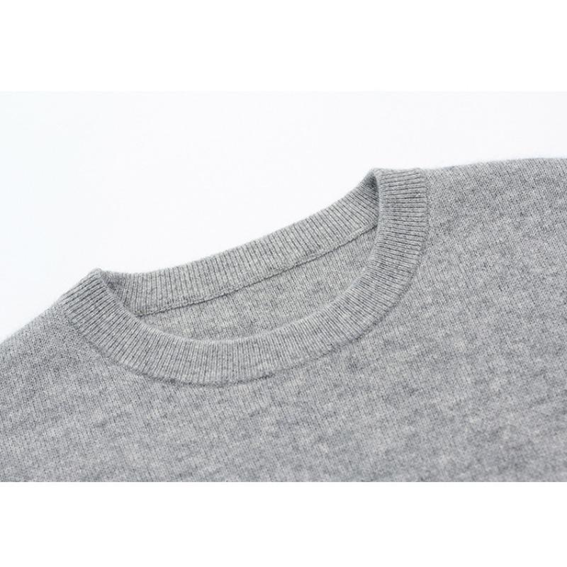 DAFIFY Dámská móda Ležérní Podzim Zima Jednobarevné svetry s dlouhým rukávem a výstřihem do O