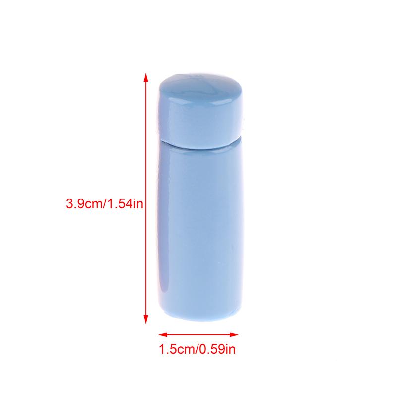1/12 Dollhouse Miniature Thermos Cups Water Cup Doll House Food Play Scene Decor Accessories