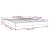 Box Spring Bed Frame Black 160x200 cm Faux Leather