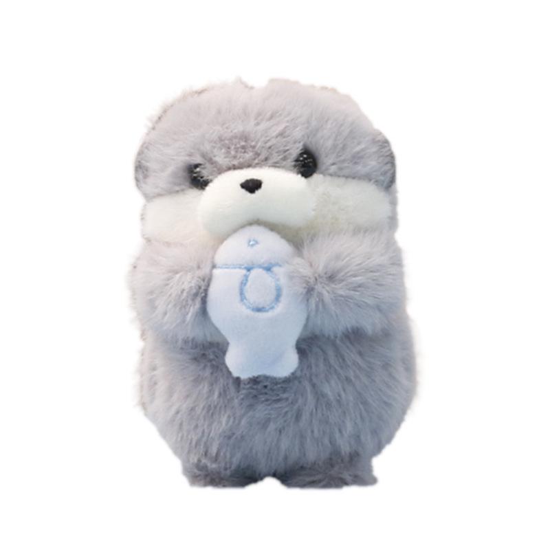 Cute Otter Plushie Keychain Pendant