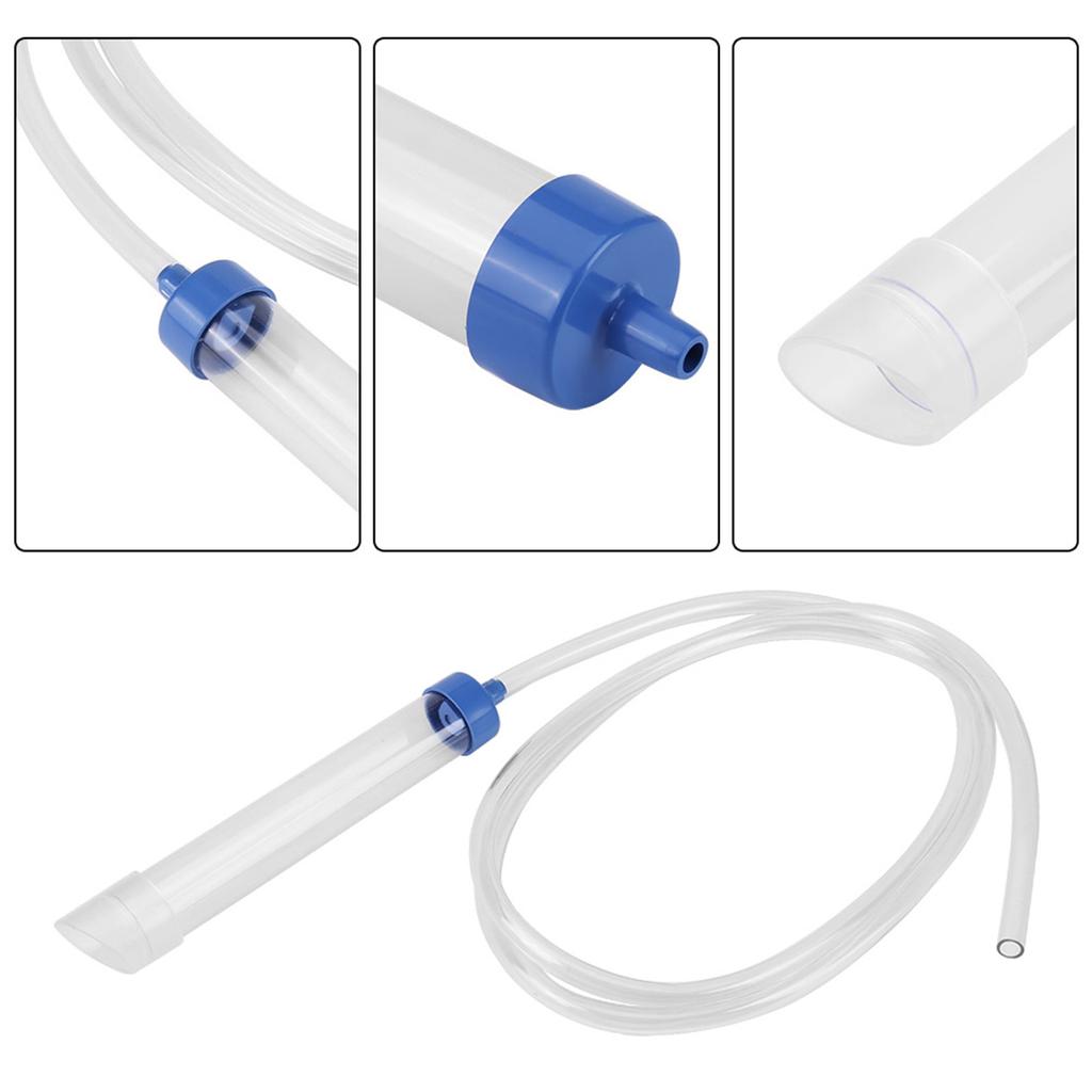 Siphon Pipe Gravel Cleaner, Aquarium Manual Water Siphon Pipe, for Small Size Efficient Cleaning Maintenance