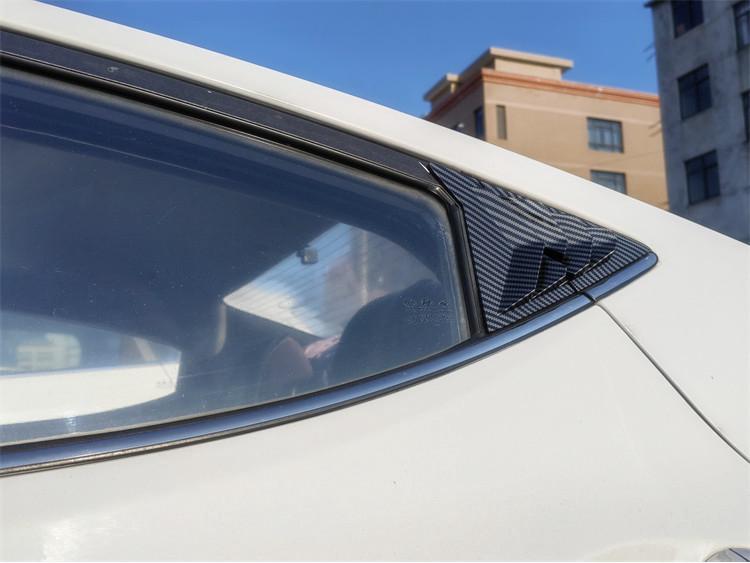 Mustang-Style Kohlefaser-Heckseitenfensterlamellen für den modernen Elantra