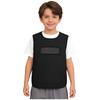 Gilet Sensoriale Compressivo in Rete Traspirante Unisex per Bambini con Chiusura Regolabile a Velcro e Imbottitura Frontale