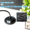 Tischtauglicher USB 3.0-Hub mit Tülle (Durchmesser 2,36" oder 60MM) 2 Port Typ-A und 1 Port Typ-C mit SD/TF-Kartenleser zum Laden und zur Datenübertragung
