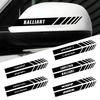 2pcs Car Rearview Mirror Stickers Side Stripe DIY Decal Car Styling For Mitsubishi Lancer X 10 Outlander 3 Pajero Asx L200