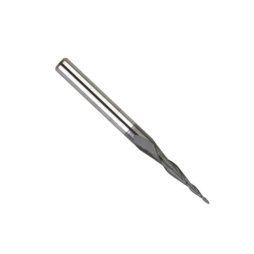 Metalworking End Mill Ball Nose Tungsten Carbide R0.25-D1/8-TiAlN Cast steel