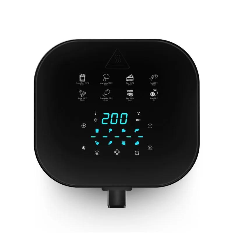 Kitchencook - Airmed6 - Noir - Friteuse Sans Huile - 6,5 L - 1400 W