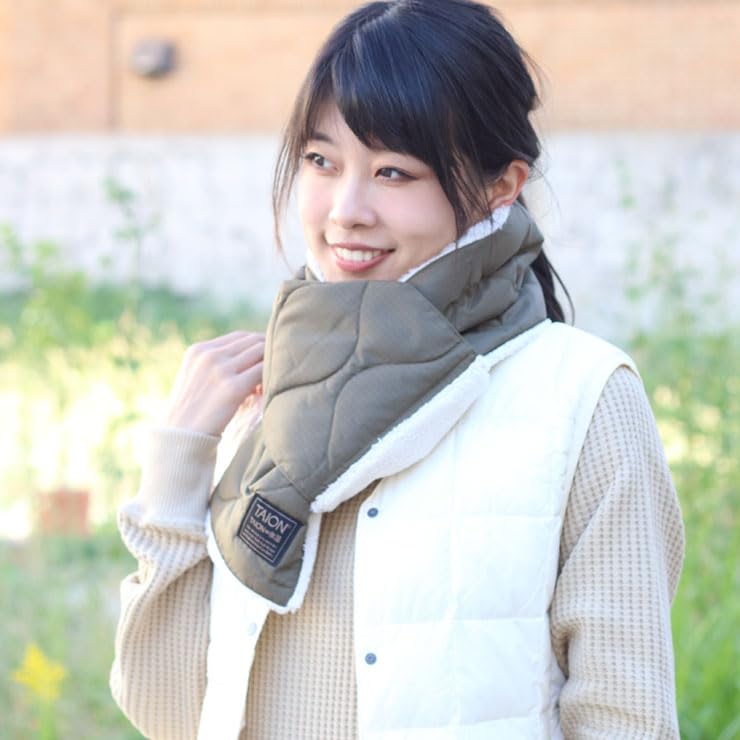 Taion Down Black x Painted One Size R201ML-1 Muffler, Camo,