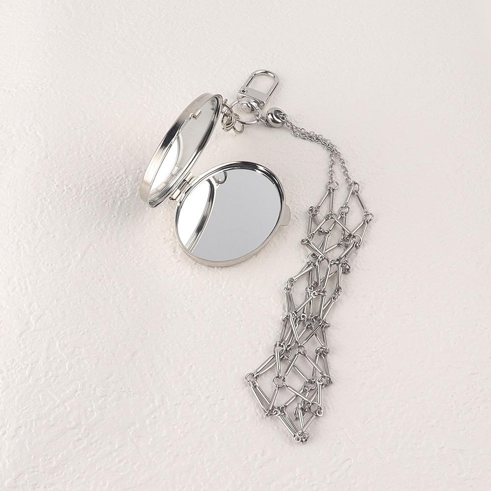 Silver Color Lip Balm Bag Key Chain Interchangeable Lip Balm Keychain Style 2