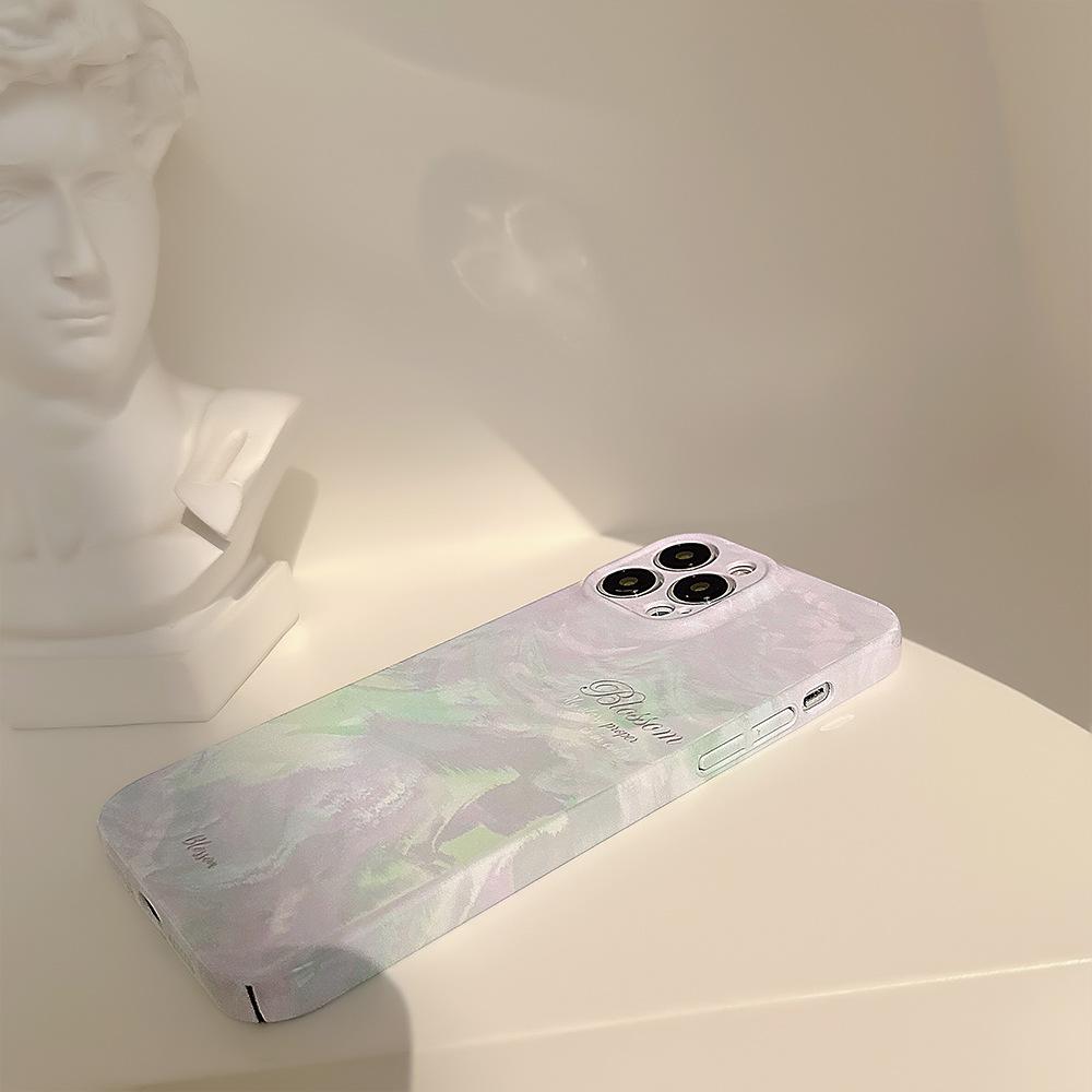 Cartoon Art Cloud Ins 2023 Pc Hard Shell For Iphone 13 12 11 Promax 14 Plus Pro Max 7 8 Plus Xsmax Xr X Shockproof Phone Case