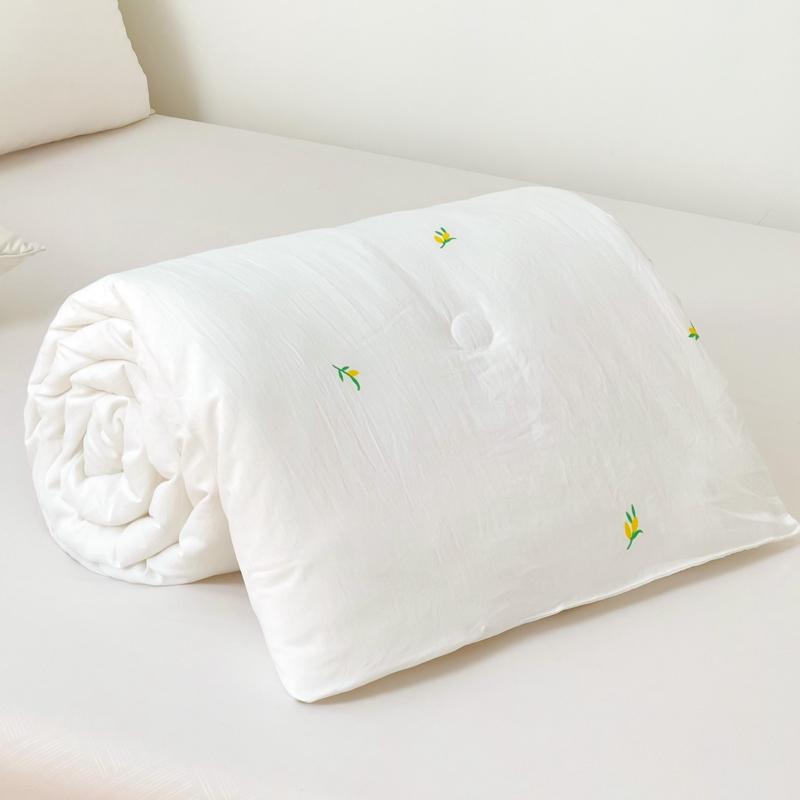 Super Soft Double Layer Yarn Summer Blanket Skin-friendly Breathable Lightweight Quilt for Children Adult Comforter Summer Duvet