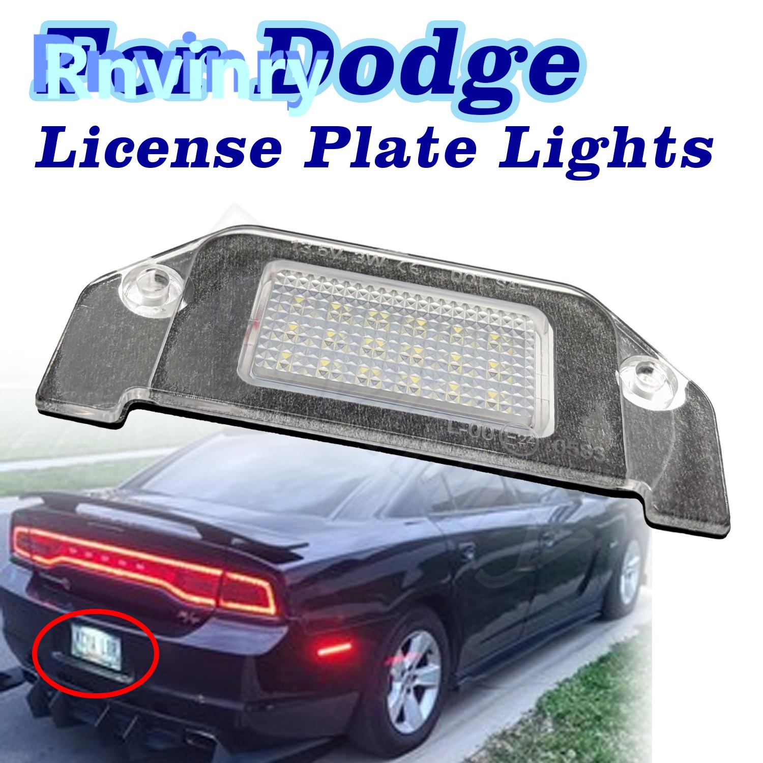 

Для Dodge Dart Challenger Avenger Charger Magnum Car Белый светодиодный фонарь номерного знака Лампа номерного знака