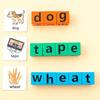 Wooden Multi English Word Spelling Toy Educational Toys Letter Spelling Block  Kindergarten