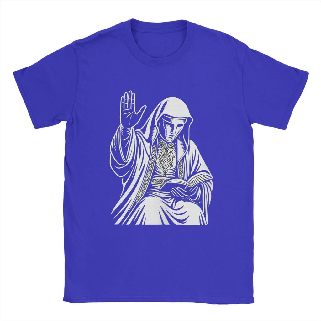 Funny Royal Greeting King Baldwin IV Jerusalem Meme T-Shirts for Men Round Neck Cotton T Shirt  Short Sleeve Tees Present Tops
