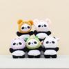 Soft Cuddly And Plush Panda Keychain Colorful Stuffed Animal Doll Accessories For