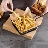 50Pcs 22x22cm Oil-proof Paper Disposable Food Wrapping Paper French Fries Burger Barbecue Oil Waxed Papers Tray Placemat Papers