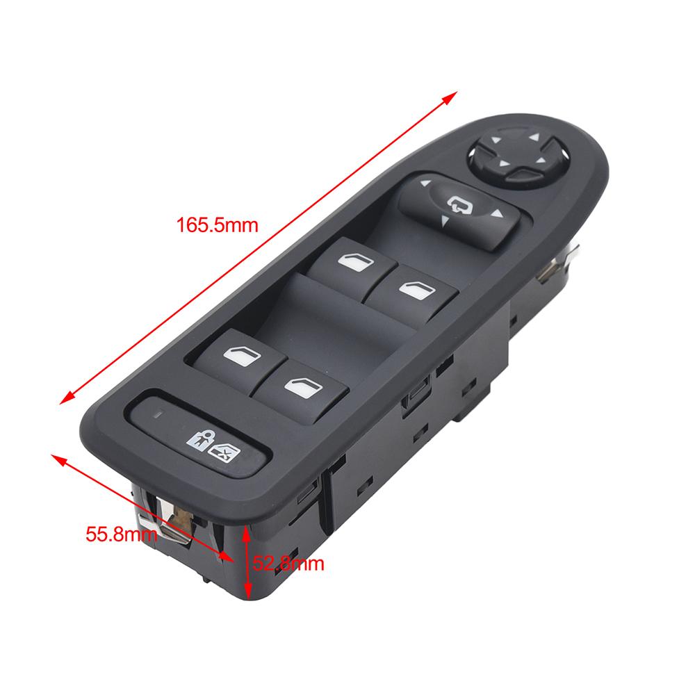 For Peugeot 308 508 2007-2013 For Citroen C5 Auto Window Control Switch Side Mirror Button 98054508ZD 96659465ZD 98053439