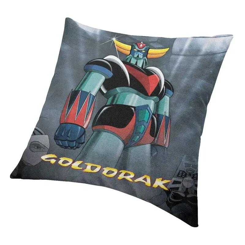 Goldorak Grendizer poszewka na poduszkę na sofę Anime UFO Robot Goldrake luksusowa poszewka na poduszkę kwadratowa druk 3D niestandardowa poszewka na poduszkę