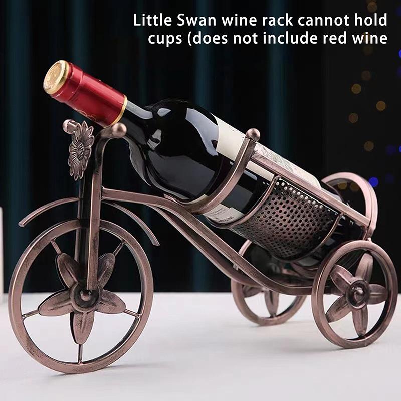 Creative Metal Wine Rack Vintage Wine Bottle Storage And Holder Bar Home Decoration Display Stand
