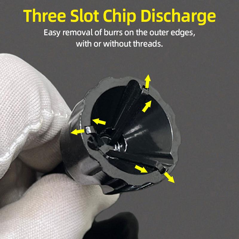 3-19MM Deburring External Chamfer Tool Stainless Steel Metal Drilling Tool Remove Burr Clean Bolt Tools Hex Tool Accessories