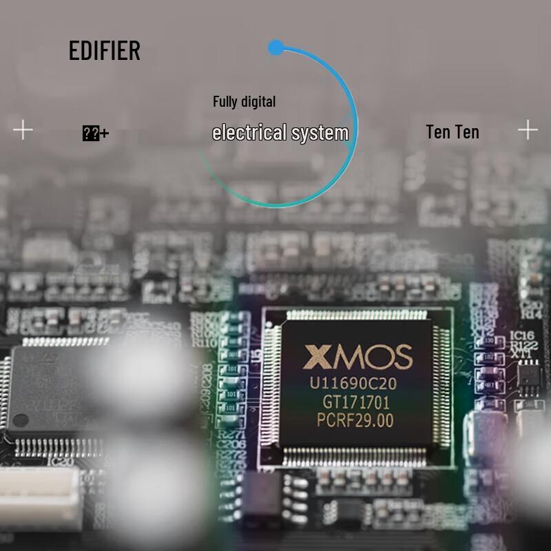 Edifier AIRPULSE A80 Hi-Fi Active Bluetooth Bookshelf Speakers CN Plug (adapter Included)