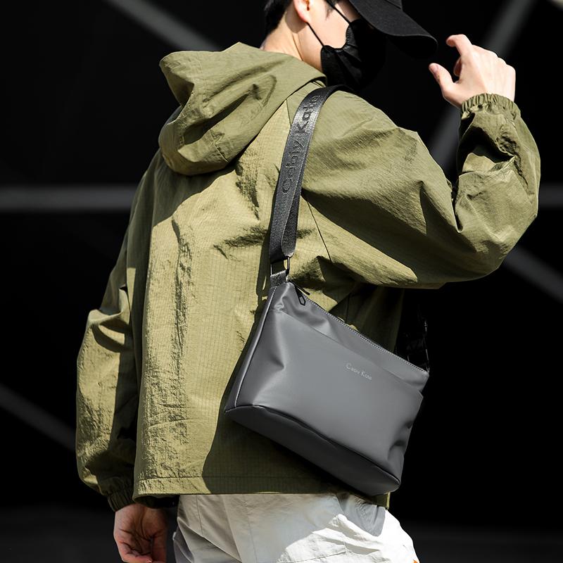Borsa a Spalla da Uomo Multi-Scomparto Grande Capacità Borsa a Tracolla
