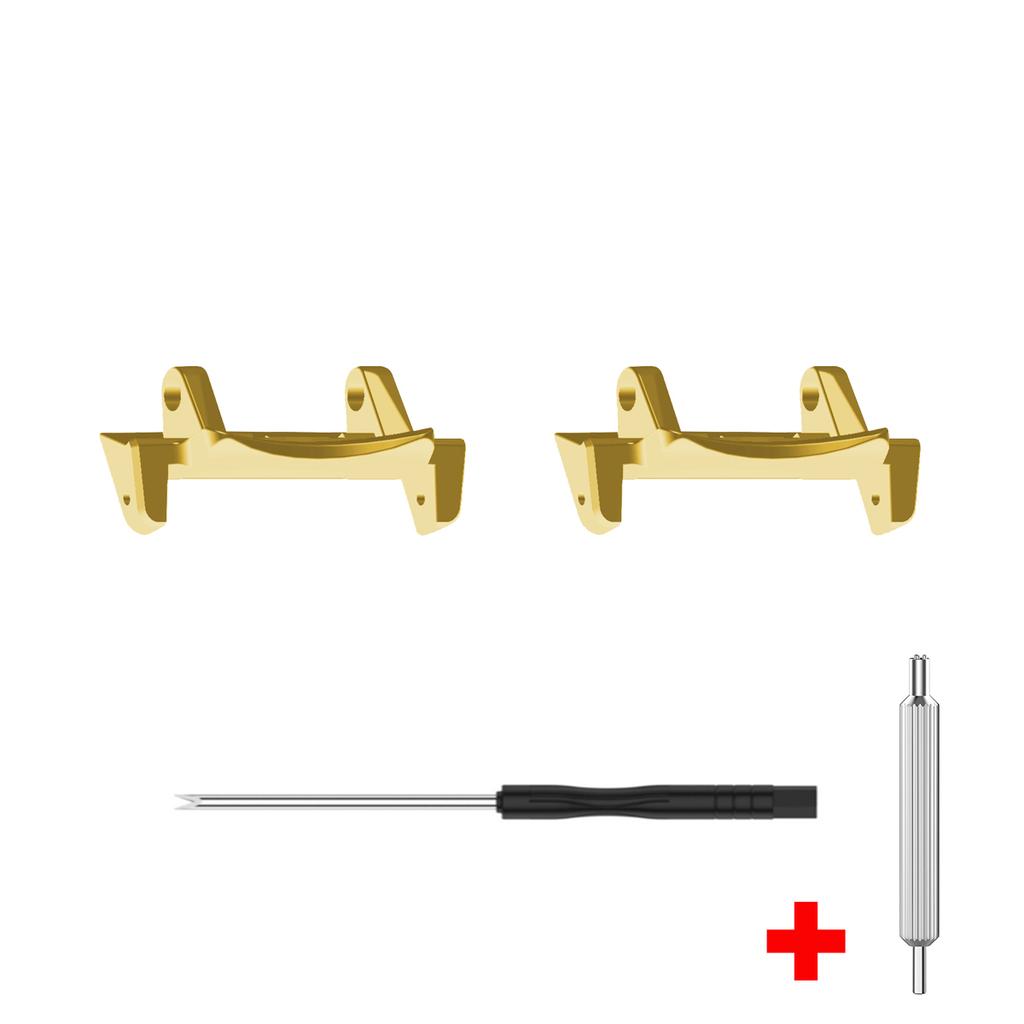 Metal Watch Band Adapter/ Clasp/ Connector for AMAZFIT T-Rex 3 Smartwatch Comes with Remove Screwdriver Smartwatch Accessories