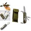 Camping Multifunctional Portable Folding Stainless Steel Tableware Cutlery