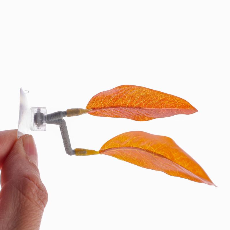 1 Peça Folha Ornamental Artificial Rede para Desova de Peixes Decoração de Aquário para Animais de Estimação Peixes Betta Plantas de Relaxamento e Brincadeira Decoração de Aquário