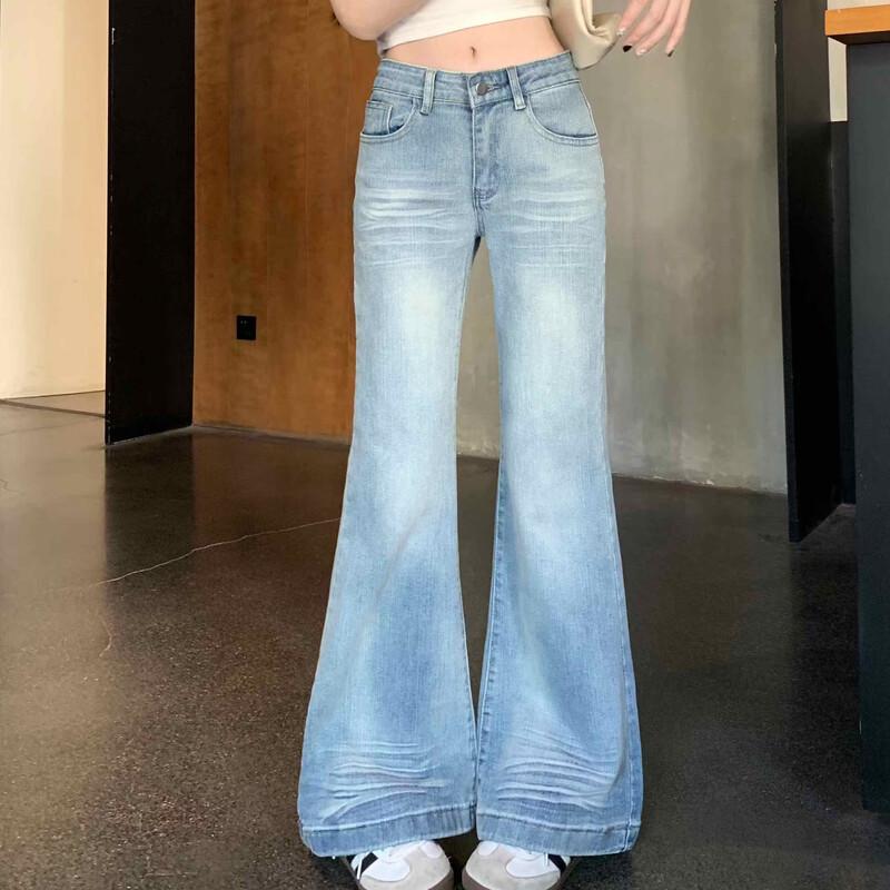Zuo Se Women s Petite Low-Rise Washed Bootcut Jeans L