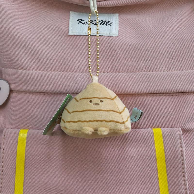 Cute Mini Corner Creature Fried Shrimp And Tapioca Plush Doll Keychain Pendant Toy