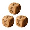 Wooden Quilting Decision Dice Office Stress-Relief Dice Funny Desk Work Dice Handmade Gag Gifts