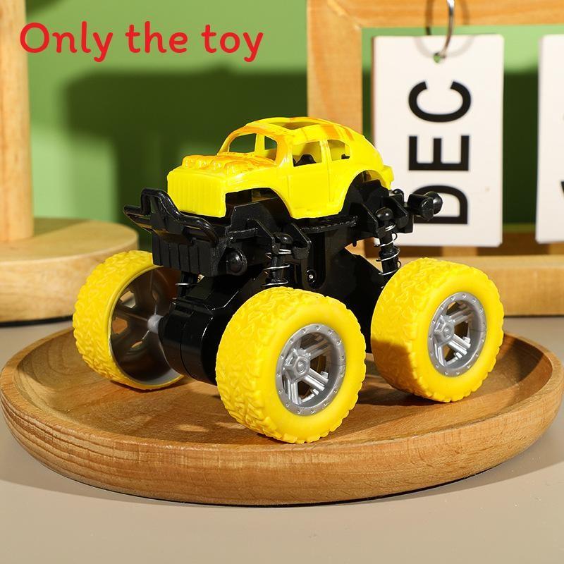 Macaron Color Plastic Off Road Inertia Toy Car For Kids With Durable Design And Visual Development