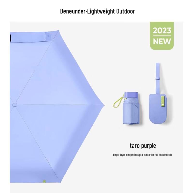 Beneunder Ultra-Compact UV Protection Flat Umbrella