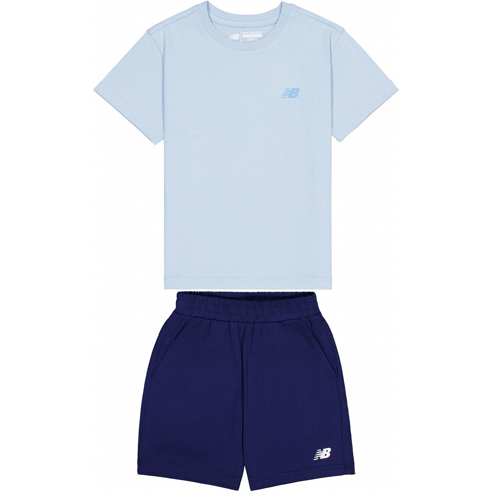 New Balance Grade School Casual Sportswear Crew Neck Moderate 2SE2S123-LBL 110
