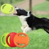 Pet Dog Flying Disc EVA Dog Training Ring with Double Handles Dog Flyer Toys Outdoor Activity Floating Fetch Toy