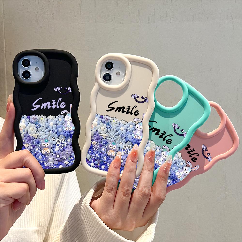 Big Wave Edge Soft silikonový materiál Macaron Pouzdro na telefon Nárazuvzdorné ochranné gumové pouzdro pro iPhone Samsung Huawei Honor Xiaomi Redmi OnePlus Moto