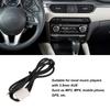 1m Long AUX Audio Input Adapter 3.5mm Clear Sound Black Replacement for Mazda 2 3 5 6 MX5 RX8 Music Player