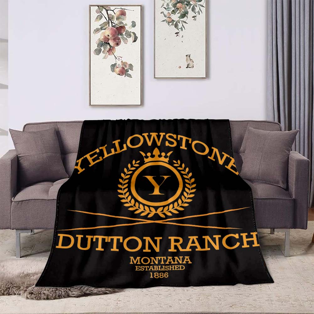 Nuovo Modello 2026 Coperta stampata Parco Nazionale di Yellowstone, adatta per divani e letti, è un regalo di compleanno e un ricordo ideale.