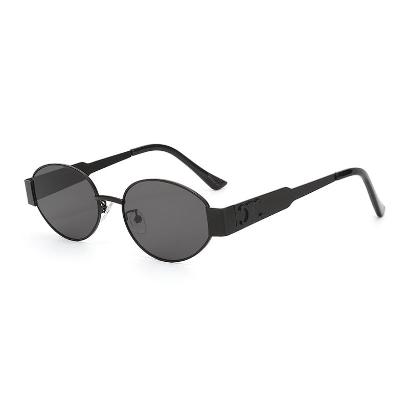 1pc elliptical sunglasses 2 women's street pography sunglasses retro high-end pography sunglasses