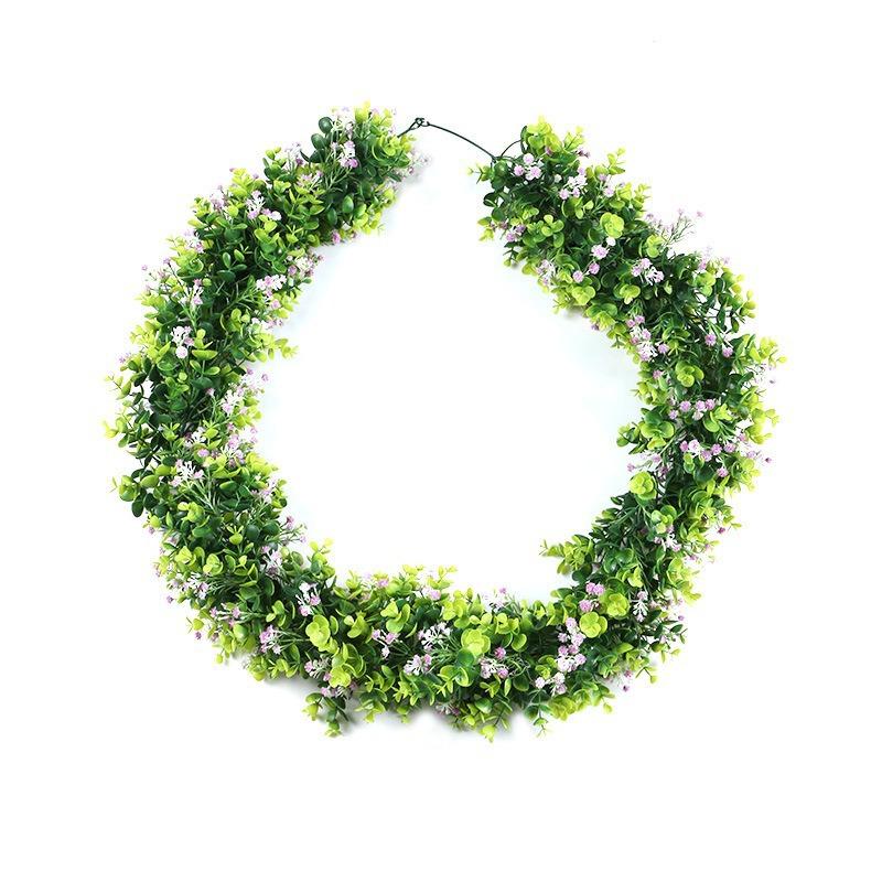 Hotel Wedding Photo Simulation Wreath Storefront Decoration Simulation Plant Door Decoration Pendant Green Plants