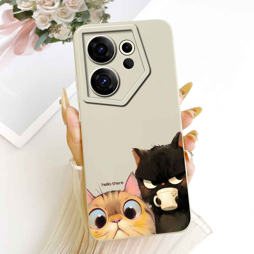 For Tecno Camon 20 Premier 5G Case CK9n Silicone Back Cover For Camon 20Premier 5G Simple Colorful Printing Phone Cases Fundas
