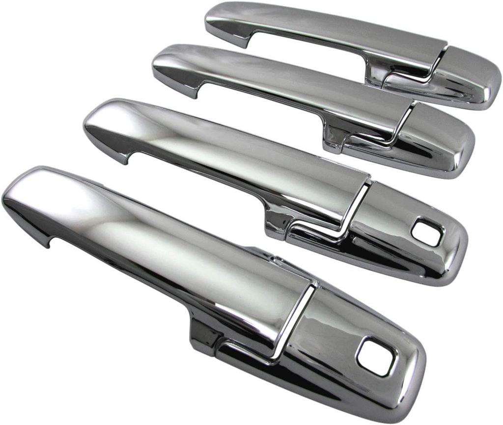 BRIGHTZ Chrome Door Handle Covers for Wagon R Custom Z Compatible with and 95 Wagon R Custom MH55S/MH95S [SPA-NOBU-FS-A0B2C2] MH55, MH95, H55, H95,
